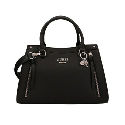 ゲス ショルダーバッグ レディース WRENLEY SATCHEL ブラック GUESS EE984407 BLACK