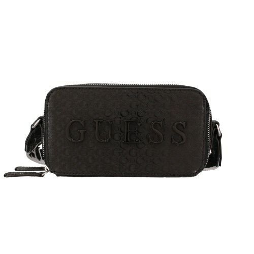 ゲス ショルダーバッグ レディース AMANZA MINI CROSSBODY TOP ZIP ブラック GUESS GA961470 BLACK