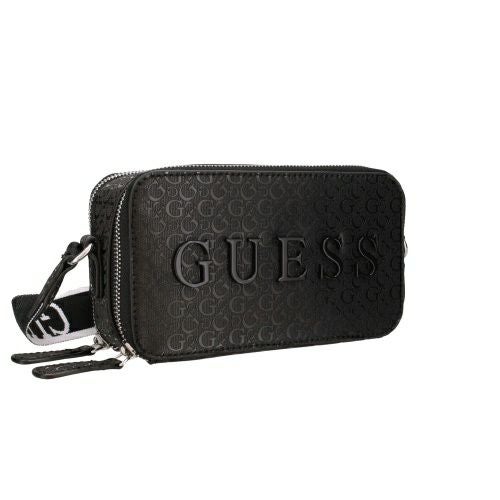 ゲス ショルダーバッグ レディース AMANZA MINI CROSSBODY TOP ZIP ブラック GUESS GA961470 BLACK