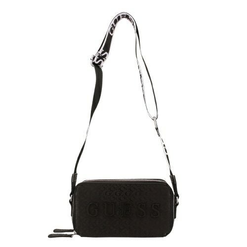 ゲス ショルダーバッグ レディース AMANZA MINI CROSSBODY TOP ZIP ブラック GUESS GA961470 BLACK