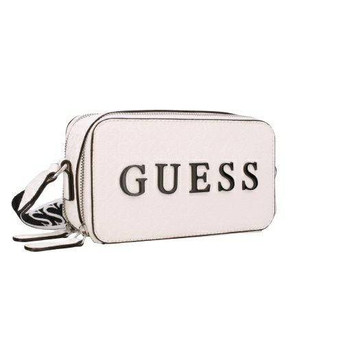 ゲス ショルダーバッグ レディース AMANZA MINI CROSSBODY TOP ZIP ホワイト GUESS GA961470 WHITE MULTI