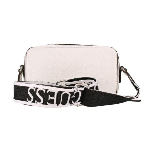 ゲス ショルダーバッグ レディース AMANZA MINI CROSSBODY TOP ZIP ホワイト GUESS GA961470 WHITE MULTI