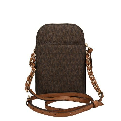 マイケルコース ショルダーバッグ レディース SM NS CHN PHN XBODY ブラウン MICHAEL KORS 32T0GT9C1B 252 Brown/Acorn