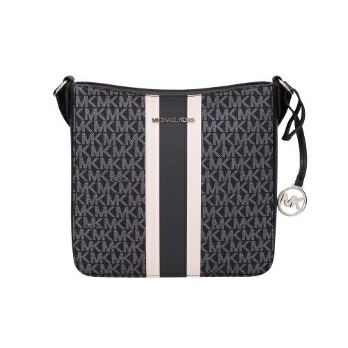 マイケルコース ショルダーバッグ レディース ジェットセット スモール シグネチャー ロゴ ストライプ クロスボディバッグ ネイビー MICHAEL KORS 35F5STVC5K NAVY