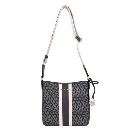 マイケルコース ショルダーバッグ レディース ジェットセット スモール シグネチャー ロゴ ストライプ クロスボディバッグ ネイビー MICHAEL KORS 35F5STVC5K NAVY