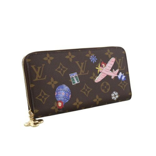 ルイヴィトン 長財布 モノグラム ジッピー・ウォレット ブラウン LOUIS VUITTON M26256 スノーウィパール