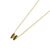 エルメス ネックレス レディース MINI POP H ロカバール ネックレス ブラウン HERMES H100066F GALAXIE/GD