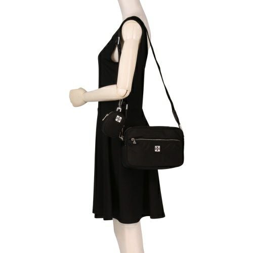 トリーバーチ ショルダーバッグ レディース VIRGINIA SHOULDER BAG ブラック TORY BURCH 169166 001 BLACK