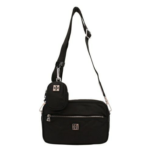 トリーバーチ ショルダーバッグ レディース VIRGINIA SHOULDER BAG ブラック TORY BURCH 169166 001 BLACK