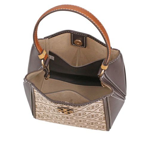 トリーバーチ ショルダーバッグ レディース MCGRAW SM BUCKET BAG ブラウン TORY BURCH 172042 371 HAZELNUT