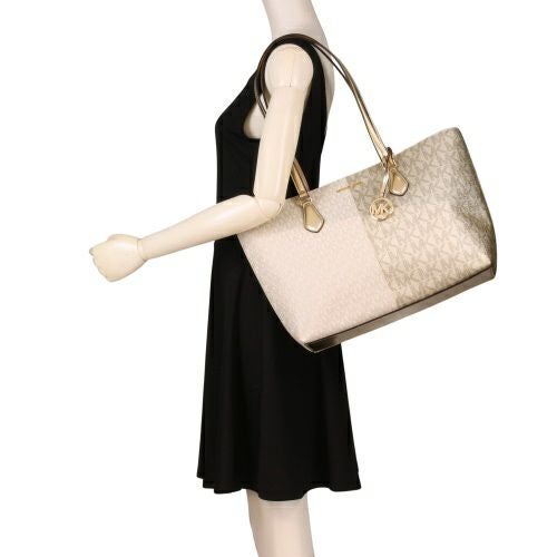 マイケルコース トートバッグ レディース ホワイト MICHAEL KORS 35F5G6HT9Y PALE GOLD