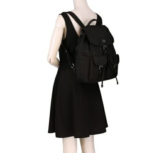 トリーバーチ リュックサック バックパック レディース VIRGINIA BACKPACK ブラック TORY BURCH 169165 001 BLACK