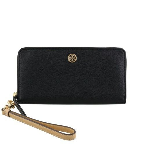 トリーバーチ 長財布 レディース ROBINSON ZIP CONTINENTAL ブラック TORY BURCH 164998 001 BLACK