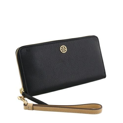 トリーバーチ 長財布 レディース ROBINSON ZIP CONTINENTAL ブラック TORY BURCH 164998 001 BLACK