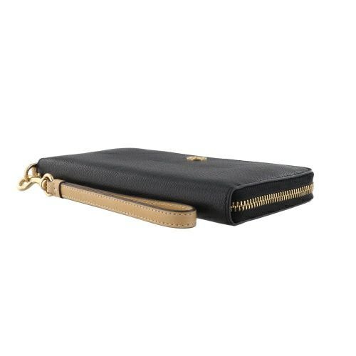 トリーバーチ 長財布 レディース ROBINSON ZIP CONTINENTAL ブラック TORY BURCH 164998 001 BLACK