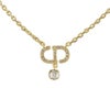 クリスチャンディオール ネックレス レディース Petit CD ゴールド Christian Dior N2890WOMCY D03S ゴールド