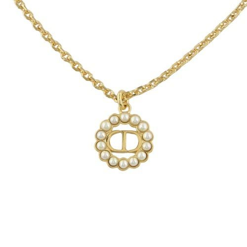 クリスチャンディオール ネックレス レディース Petit CD Circle ゴールド Christian Dior N3559WOMRS D301 ゴールド