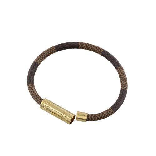ルイヴィトン ブレスレット ダミエ ブレスレット・キープ イット ブラウン LOUIS VUITTON M8137F