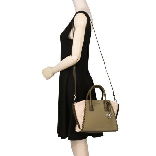 マイケルコース ハンドバッグ レディース アヴリル スモール レザー サッチェル グリーン MICHAEL KORS 35F5S4VS1L