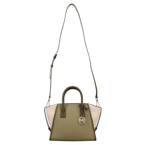 マイケルコース ハンドバッグ レディース アヴリル スモール レザー サッチェル グリーン MICHAEL KORS 35F5S4VS1L