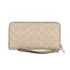 コーチ アウトレット 長財布 レディース ロング ジップ アラウンド ウォレット・デタッチャブル カード ケース・シグネチャー キャンバス ベージュ COACH CBZ99
