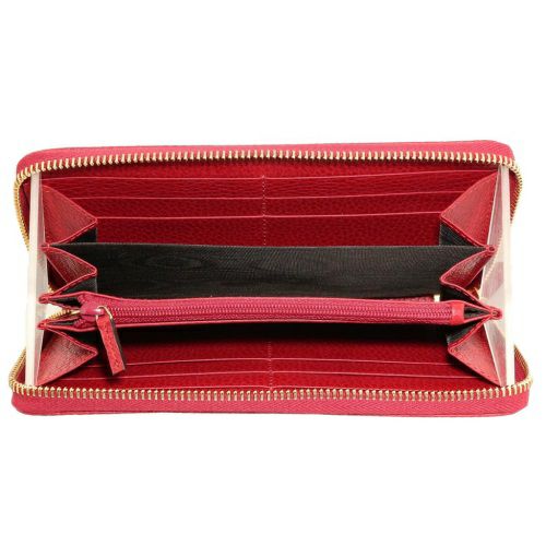 グッチ 長財布 レディース ダブルG ジップアラウンドウォレット レッド GUCCI 456117 CAO0G