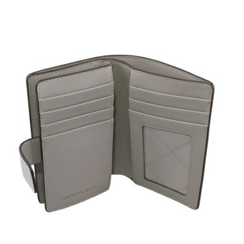 マイケルコース 二つ折り財布 レディース ジェット セット トラベル ツートン シグネチャー ミディアム ジップ コーナー シルバー MICHAEL KORS 35F4STVF6M