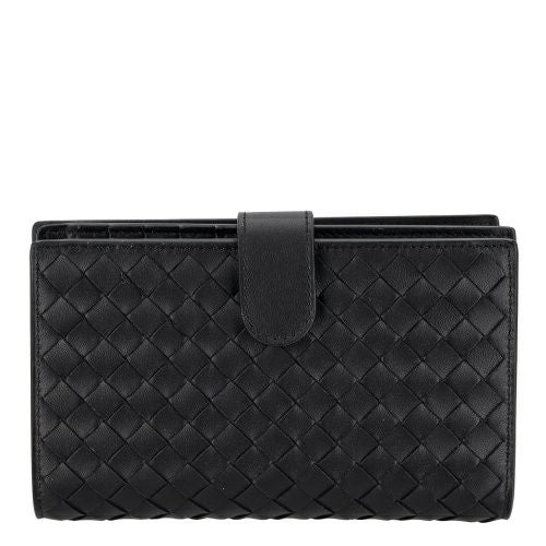 ボッテガヴェネタ 長財布 メンズ イントレチャート ブラック BOTTEGA