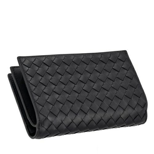 ボッテガヴェネタ 二つ折り財布 メンズ ブラック BOTTEGA VENETA 121060 V3UN1 8803