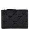 グッチ 二つ折り財布 レディース GGエンブレム ミディアム ウォレット ブラック GUCCI 815874 AAEEM 1000