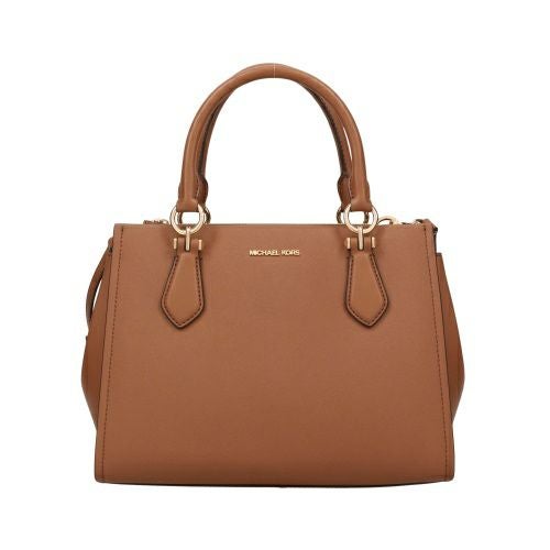 マイケルコース ハンドバッグ レディース マリリン ミディアム サフィアーノ レザー サッチェル ブラウン MICHAEL KORS 35F5G6AS2L LUGGAGE