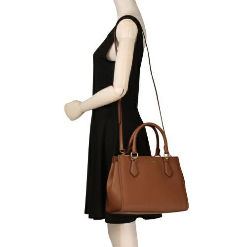 マイケルコース ハンドバッグ レディース マリリン ミディアム サフィアーノ レザー サッチェル ブラウン MICHAEL KORS 35F5G6AS2L LUGGAGE