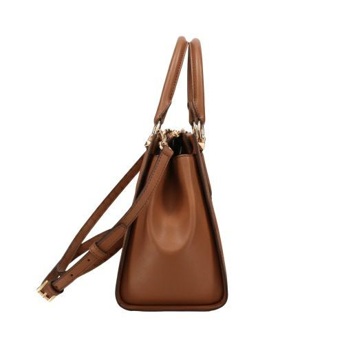 マイケルコース ハンドバッグ レディース マリリン ミディアム サフィアーノ レザー サッチェル ブラウン MICHAEL KORS 35F5G6AS2L LUGGAGE