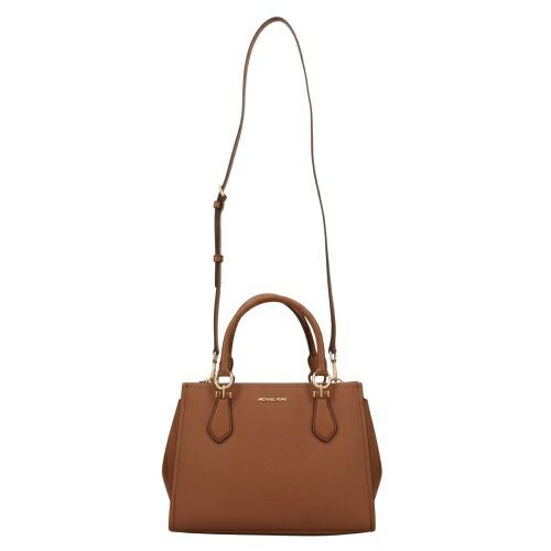 マイケルコース ハンドバッグ レディース マリリン ミディアム サフィアーノ レザー サッチェル ブラウン MICHAEL KORS 35F5G6AS2L LUGGAGE