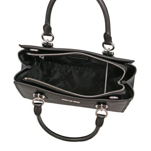 マイケルコース ハンドバッグ レディース マリリン ミディアム サフィアーノ レザー サッチェル ブラック MICHAEL KORS 35F5S6AS2L BLACK