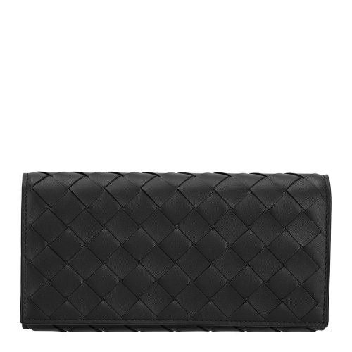 ボッテガヴェネタ 長財布 メンズ イントレチャート ブラック BOTTEGA