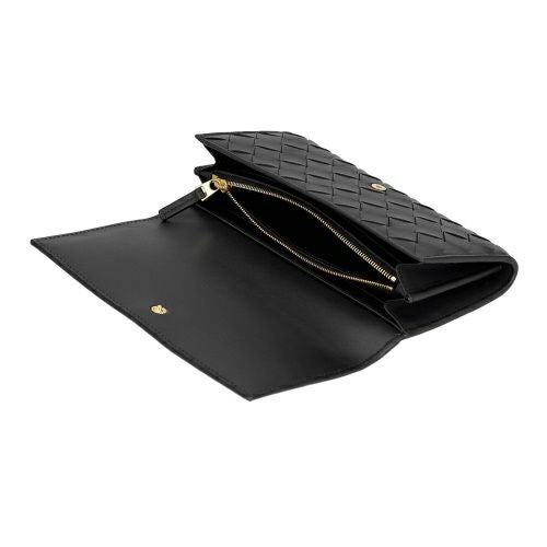 ボッテガヴェネタ 長財布 メンズ イントレチャート ブラック BOTTEGA VENETA 666935 V3UH2 8425