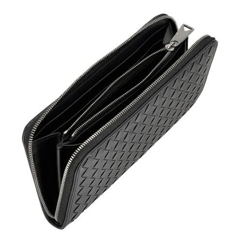 ボッテガヴェネタ 長財布 メンズ イントレチャート ブラック BOTTEGA VENETA 796967 V69G2 8803