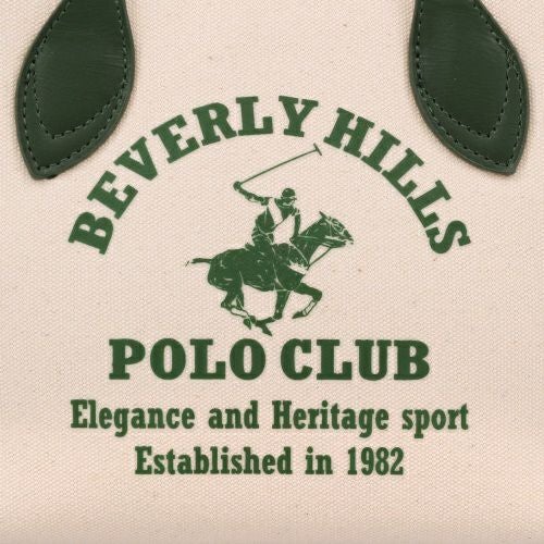 ビバリーヒルズポロクラブ トートバッグ レディース グリーン BEVERLY HILLS POLO CLUB BH2014N キナリ/グリーン