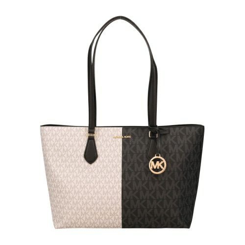 マイケルコース トートバッグ レディース シーラ ラージ ツートン シグネチャー ロゴ トートバッグ ブラック MICHAEL KORS 35F5G6HT9B BLACK MULTI