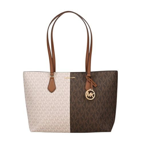 マイケルコース トートバッグ レディース シーラ ラージ ツートン シグネチャー ロゴ トートバッグ ブラウン MICHAEL KORS 35F5G6HT9B BROWN MULTI