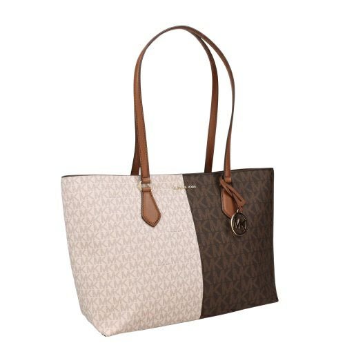 マイケルコース トートバッグ レディース シーラ ラージ ツートン シグネチャー ロゴ トートバッグ ブラウン MICHAEL KORS 35F5G6HT9B BROWN MULTI