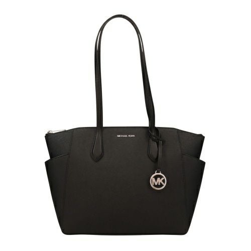 マイケルコース トートバッグ レディース マリリン ミディアム サフィアーノレザー トートバッグ ブラック MICHAEL KORS 35F5S6AT2L BLACK