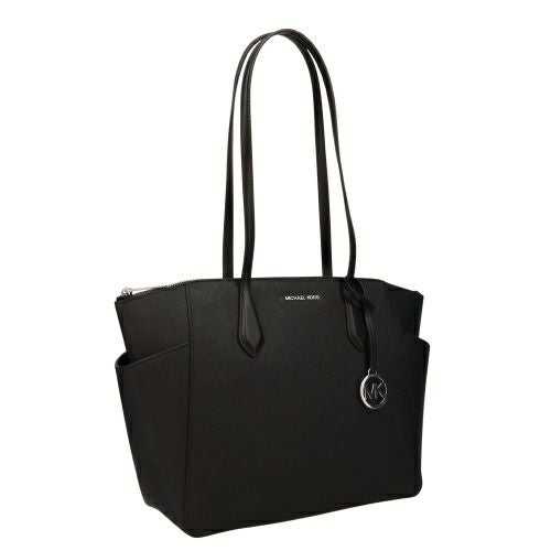 マイケルコース トートバッグ レディース マリリン ミディアム サフィアーノレザー トートバッグ ブラック MICHAEL KORS 35F5S6AT2L BLACK