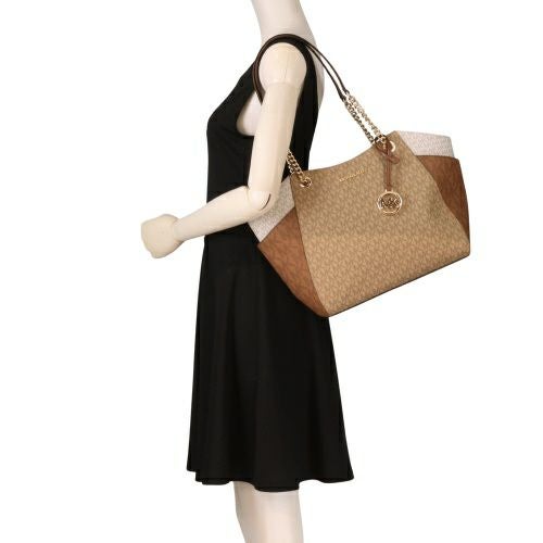 マイケルコース トートバッグ レディース ブラウン MICHAEL KORS 35S5GTVE3B CAMEL MLT