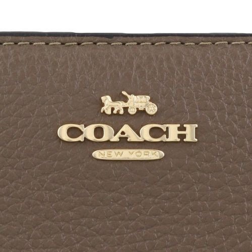コーチ アウトレット 二つ折り財布 レディース スナップ ウォレット COACH OUTLET C2862 IMV2R ダークストーン