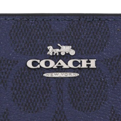 コーチ アウトレット 二つ折り財布 レディース スナップ ウォレット・シグネチャー キャンバス COACH OUTLET CCL96 SBLNV