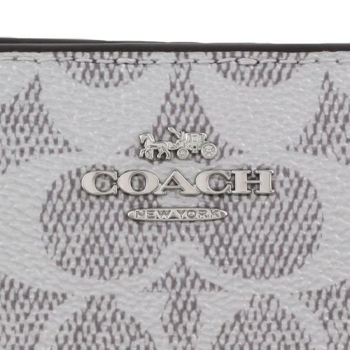 コーチ アウトレット 二つ折り財布 レディース スナップ ウォレット・シグネチャー キャンバス COACH OUTLET CCL96 SVYGP