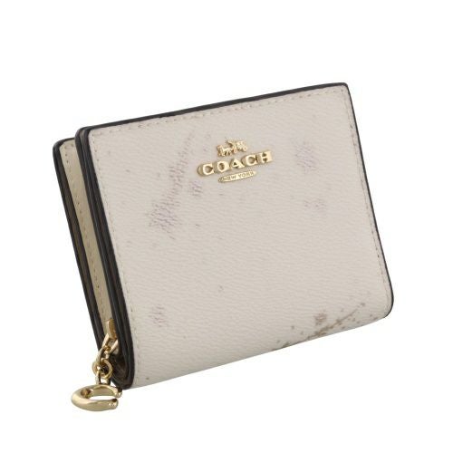 コーチ アウトレット 二つ折り財布 レディース スナップ ウォレット・スター プリント COACH OUTLET CCL97 IMCAH チョークマルチ