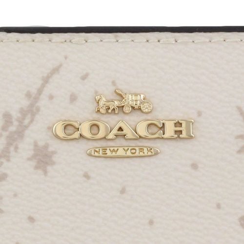 コーチ アウトレット 二つ折り財布 レディース スナップ ウォレット・スター プリント COACH OUTLET CCL97 IMCAH チョークマルチ
